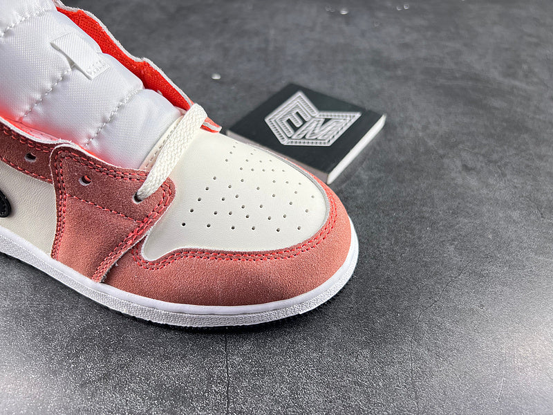 Air Jordan 1 Mid SE Orange Suede (GS) - DRIP DOS ARTISTAS 
