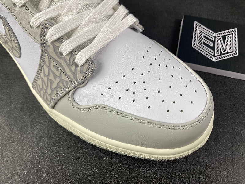 Jordan 1 Low PRM Smoke Grey Elephant - DRIP DOS ARTISTAS 