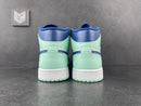 Jordan 1 Mid Mystic Navy Mint Foam - DRIP DOS ARTISTAS 