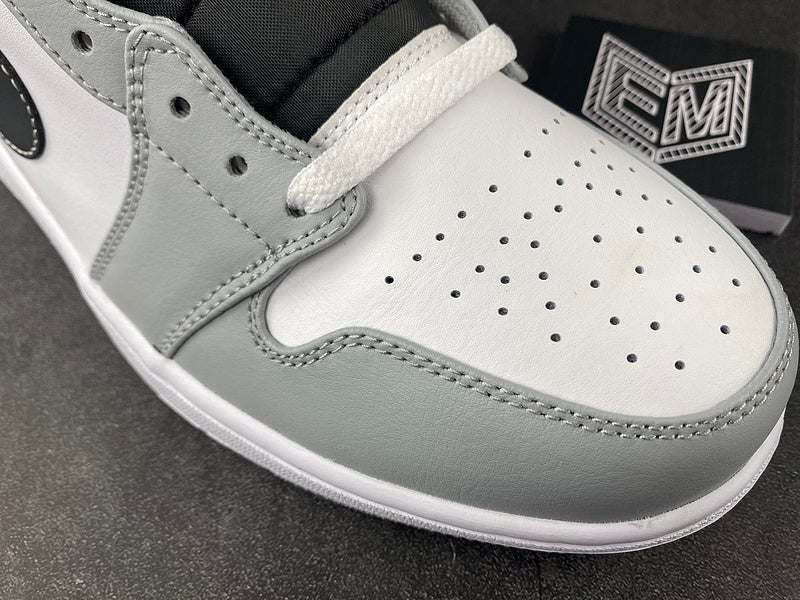 Air Jordan 1 Mid Light Smoke Grey Anthracite - DRIP DOS ARTISTAS 