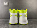 Jordan 1 Mid White Lime (W) - DRIP DOS ARTISTAS 