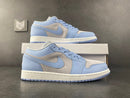 Jordan 1 Low Football Grey Aluminum (W) - DRIP DOS ARTISTAS 