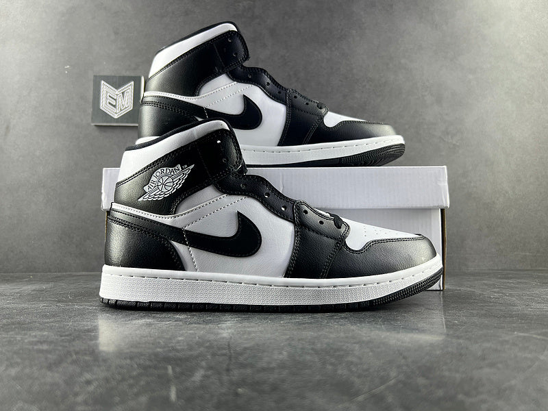 Air Jordan 1 Mid Panda (Women's) - DRIP DOS ARTISTAS 