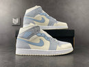 Jordan 1 Mid Mixed Textures Blue - DRIP DOS ARTISTAS 