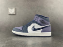 Jordan 1 Mid Obsidian Sanded Purple - DRIP DOS ARTISTAS 