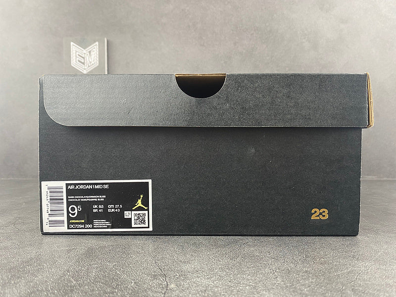 Jordan 1 Mid SE Dark Chocolate - DRIP DOS ARTISTAS 