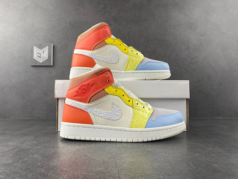 Jordan 1 Mid To My First Coach (W) - DRIP DOS ARTISTAS 