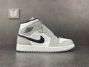 Air Jordan 1 Mid Light Smoke Grey - DRIP DOS ARTISTAS 