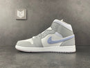 Jordan 1 Mid Wolf Grey Aluminum - DRIP DOS ARTISTAS 