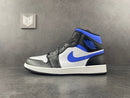 Jordan 1 Mid White Black Racer Blue - DRIP DOS ARTISTAS 