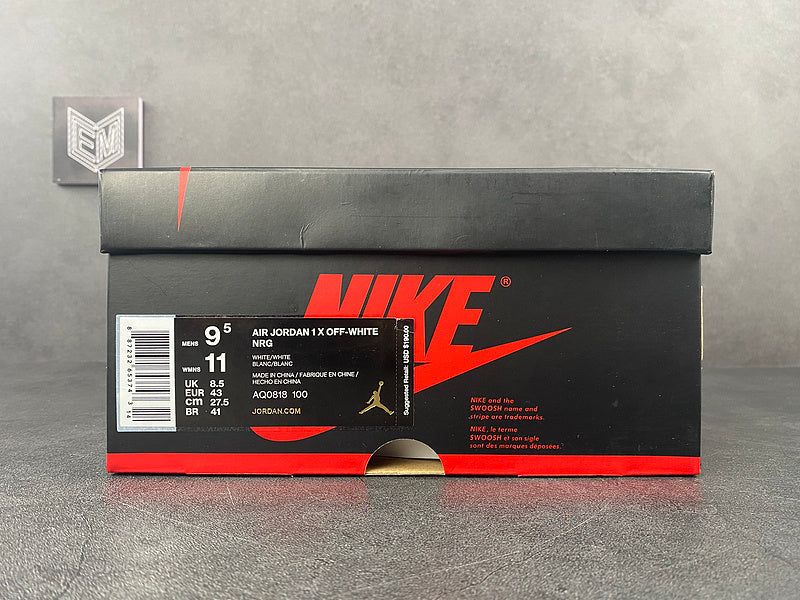 Air Jordan 1 Retro High Off-White White - DRIP DOS ARTISTAS 