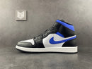 Jordan 1 Mid White Black Racer Blue - DRIP DOS ARTISTAS 