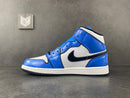 Jordan 1 Mid Signal Blue - DRIP DOS ARTISTAS 