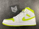 Jordan 1 Mid White Lime (W) - DRIP DOS ARTISTAS 