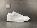 Jordan 1 Low Triple White Tumbled Leather - DRIP DOS ARTISTAS 