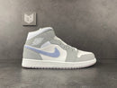 Jordan 1 Mid Wolf Grey Aluminum - DRIP DOS ARTISTAS 