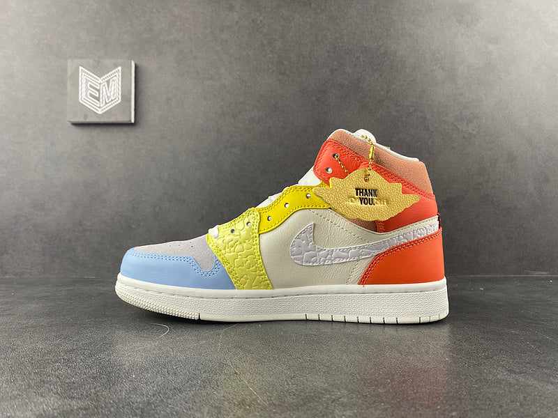 Jordan 1 Mid To My First Coach (W) - DRIP DOS ARTISTAS 