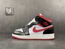 Air Jordan 1 Mid Gym Red Black White - DRIP DOS ARTISTAS 