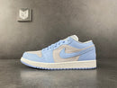 Jordan 1 Low Football Grey Aluminum (W) - DRIP DOS ARTISTAS 