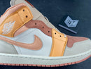 Air Jordan 1 Mid Apricot Orange - DRIP DOS ARTISTAS 