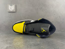 Jordan 1 Mid Yellow Toe Black - DRIP DOS ARTISTAS 