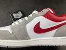 Jordan 1 Low SE Light Smoke Grey Gym Red - DRIP DOS ARTISTAS 
