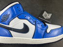Jordan 1 Mid Signal Blue - DRIP DOS ARTISTAS 