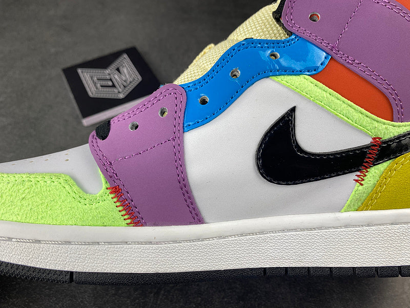 Jordan 1 Mid SE Multi-Color - DRIP DOS ARTISTAS 