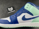 Jordan 1 Mid Mystic Navy Mint Foam - DRIP DOS ARTISTAS 