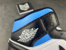 Jordan 1 Mid University Black White - DRIP DOS ARTISTAS 