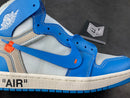 Air Jordan 1 Retro High Off-White University Blue - DRIP DOS ARTISTAS 