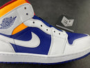 Jordan 1 Mid Royal Blue Laser Orange - DRIP DOS ARTISTAS 
