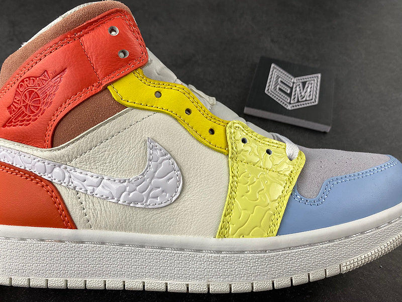 Jordan 1 Mid To My First Coach (W) - DRIP DOS ARTISTAS 