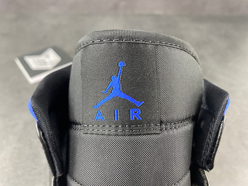 Jordan 1 Mid White Black Racer Blue - DRIP DOS ARTISTAS 