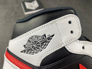 Air Jordan 1 Mid Black Chile Red White - DRIP DOS ARTISTAS 