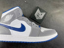 Air Jordan 1 Mid True Blue - DRIP DOS ARTISTAS 