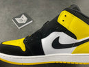 Jordan 1 Mid Yellow Toe Black - DRIP DOS ARTISTAS 