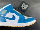Air Jordan 1 Mid Aquatone - DRIP DOS ARTISTAS 