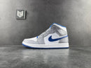 Air Jordan 1 Mid True Blue - DRIP DOS ARTISTAS 