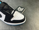 Jordan 1 Retro Low OG Black Dark Powder Blue - DRIP DOS ARTISTAS 