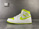 Jordan 1 Mid White Lime (W) - DRIP DOS ARTISTAS 