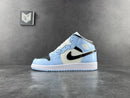 Air Jordan 1 Mid Ice Blue (2022) (GS) - DRIP DOS ARTISTAS 