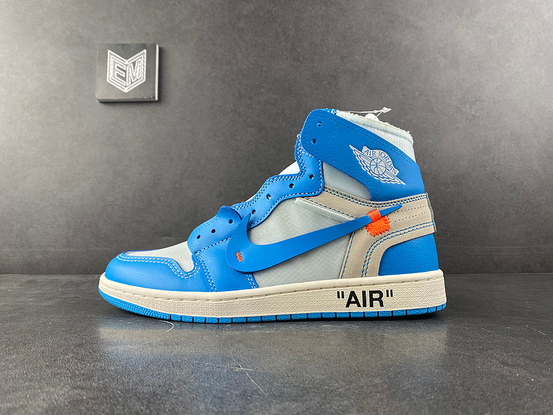 Air Jordan 1 Retro High Off-White University Blue - DRIP DOS ARTISTAS 
