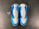 Air Jordan 1 Retro High Off-White University Blue - DRIP DOS ARTISTAS 
