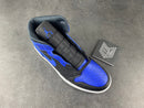 Air Jordan 1 Mid Hyper Royal Tumbled Leather - DRIP DOS ARTISTAS 