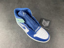 Jordan 1 Mid Mystic Navy Mint Foam - DRIP DOS ARTISTAS 