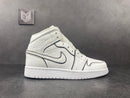 Air Jordan 1 Mid Iridescent Reflective White - DRIP DOS ARTISTAS 