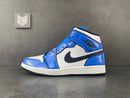 Jordan 1 Mid Signal Blue - DRIP DOS ARTISTAS 