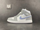 Jordan 1 Mid Wolf Grey Aluminum - DRIP DOS ARTISTAS 