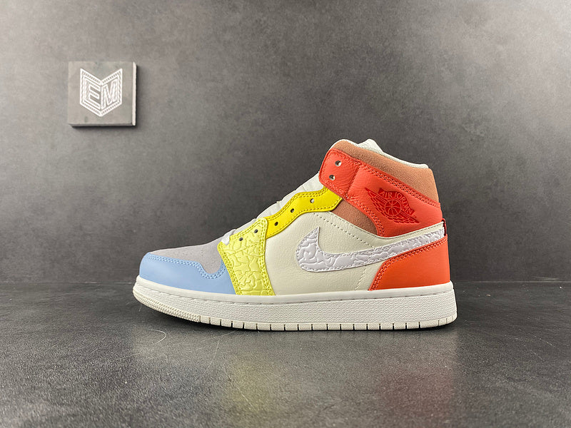 Jordan 1 Mid To My First Coach (W) - DRIP DOS ARTISTAS 
